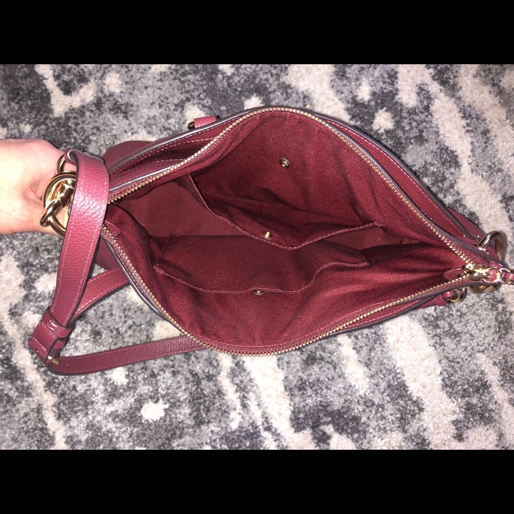Coach Signature Raspberry Purse - Picture 2 of 4